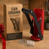 16 oz Wall-Mounted Can Crusher for Recycling – Heavy-Duty Steel
