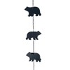 Black Bear Rain Chain - 75 inches Long with 8