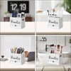 Remote Control Holder, 2 Slot TV Remote Holder& Desk Organizer
