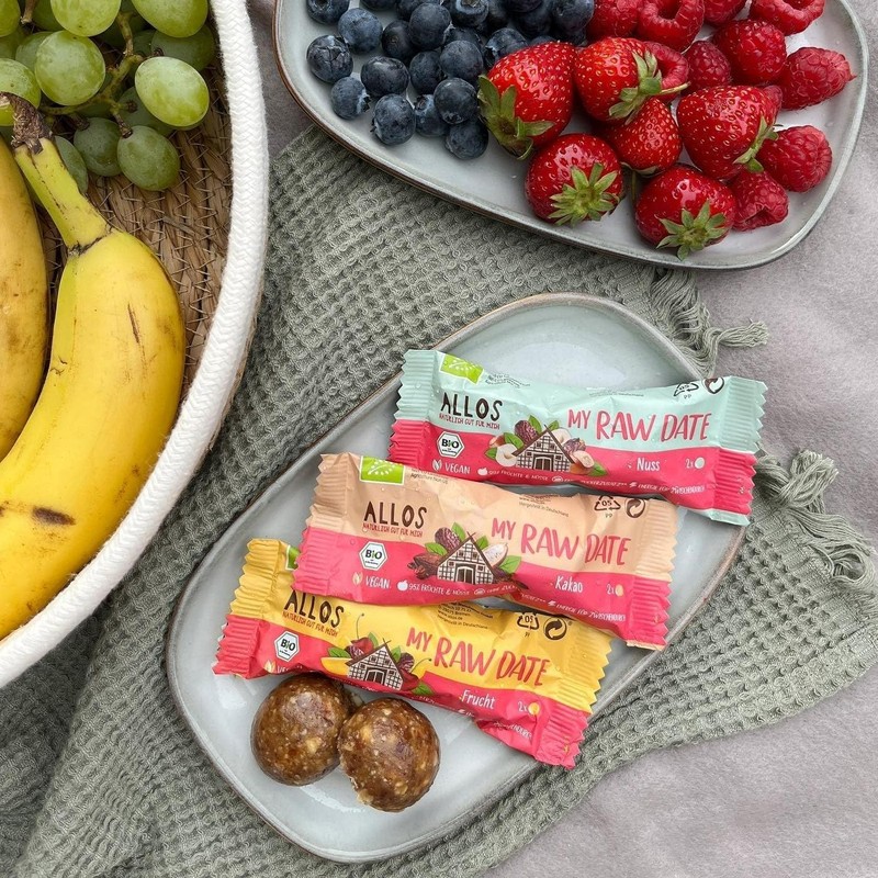 Allos My Raw Date Fruit, Bliss Balls, Energy Balls, 100%