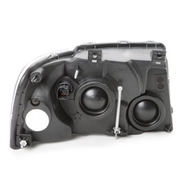 HEADLIGHTSDEPOT Chrome Housing Halogen Headlights Compatible With Ford Expedition 2003-2006 Includes Left Driver and Right Passenger Side Headlamps