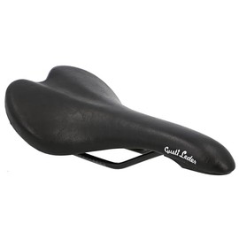 Gusti Bicycle Saddle Leather - Geraint T. Leather Saddle Saddle Vintage Bicycle black soft