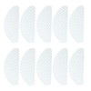 10pcs Sweeping Robot Disposable Mop Microfiber High Absorption Replacement Mopping