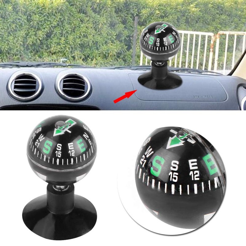 EBTOOLS Autokompass Portable Car Compass Guide Ball Car Compass Ball