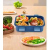 Huifoo Lunch Box Set, 1250 ml Lunch Box with Compartments