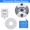 Dreyoo Video Doorbell Transformer, 24 Volt 16.4 Feet Doorbell Power