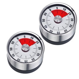 Westmark 109022E3 2 Manual Compact Stainless Steel Futura Timer (Pack of 2)