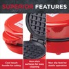 Global Gourmet Mini Waffle Maker Machine Red | Non Stick