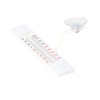 Lantelme Window Thermometer with Suction Cup | Plastic Long 14