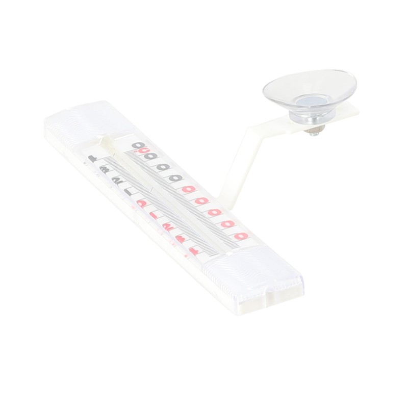 Lantelme Window Thermometer with Suction Cup | Plastic Long 14