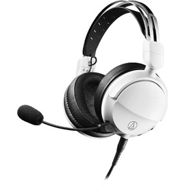 Audio-Technica High-Fidelity Closed-Back Wired Gaming Headset - White