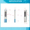 Bzsunway SALT-3050 Waterproof IP65 Meter, Digital Salinity PPM Temperature Tester