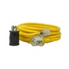 Yellow Jacket 25 Ft. 10/3 15A Generator Cord with Bonus