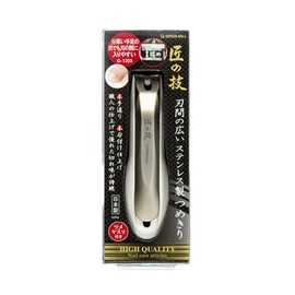 Craftsman's Technology Wide Blade Stainless Steel Nail Clipper G-1203, Mixed Colors, 1 Piece / 장인의기술 와이드날 스텐레스 손톱깎이 G-1203, 혼합색상, 1개