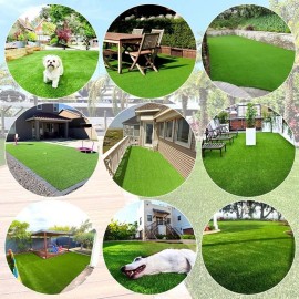 3FTx16FT 0.8" Autumn Blend 4 Color Indoor/Outdoor Synthetic Artificial Grass Turf Model D0100XFHA0Gsize: Size 3x16 ft
