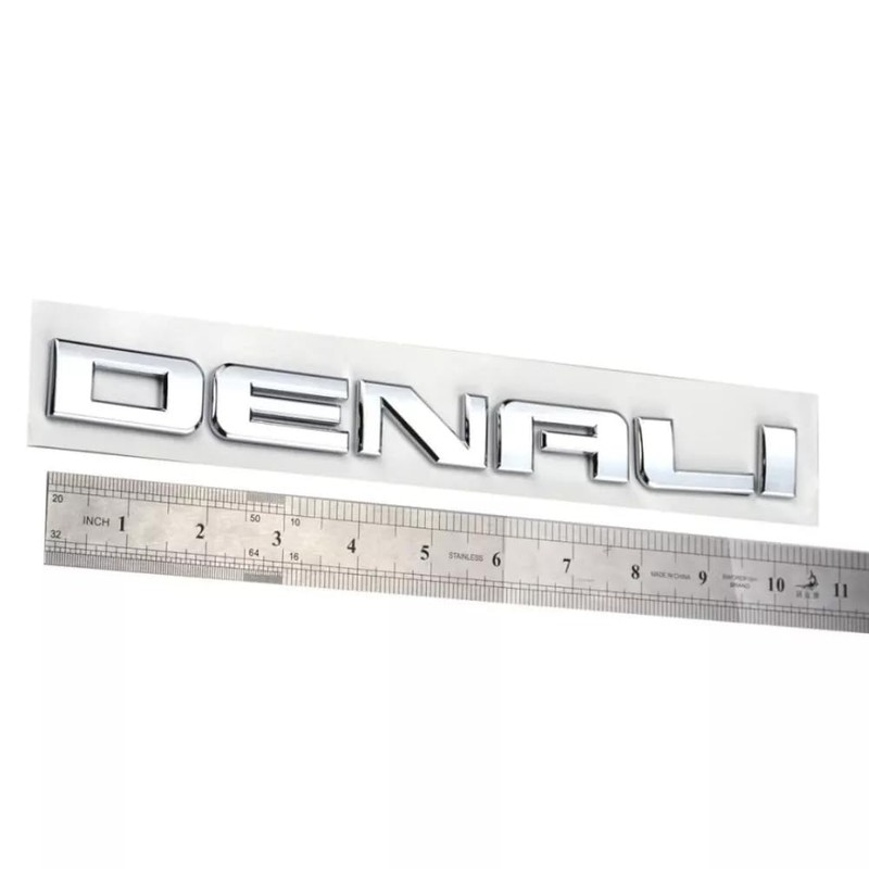 1x Denali Emblem Car Badge Nameplate Compatible with 2007-2020 Yukon