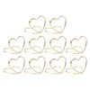 50Pcs Place Card Holder Heart Shape Cute Colorfast Table Card