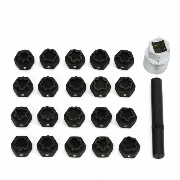 unbranded Wheel Locking Key Set Anti-theft Wheel Rim Lug Nut