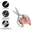 Seido Knives Stainless Steel Kitchen Scissors | Multi-Purpose Shears for