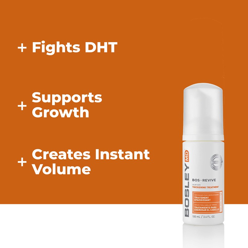 BosleyMD BosRevive KIT for Visible Hair Thinning (Color Safe), Starter
