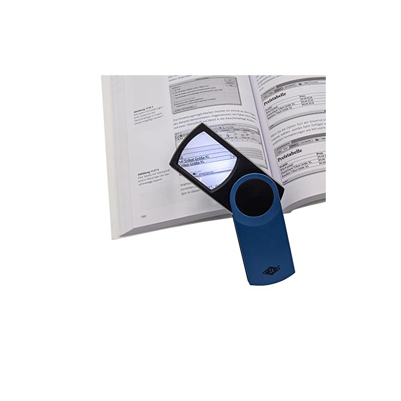 Wedo 2717603 Swing It Illuminated Magnifier with 3X Magnification -