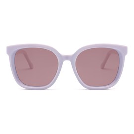 SOJOS Trendy Polarized Sunglasses for Women Classic Retro Square Womens Shade Sunnies SJ2333,Solid Purple Rose