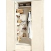 DegMongee Wall Mounted Shoe Rack, Adhesive & Drill Mount Hanging