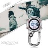 Lancardo Carabiner Watch, Analog Clip, Nurse Watch, Luminous Carabiner, Watch,