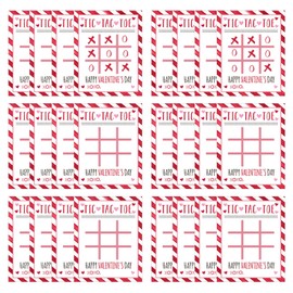 Denylo pro 24 Pcs Valentine's Day Games Cards Heart Game Cards for Valentine's Day Party Game Trivia Classroom Games Activities Valentine Gifts Boys Girls Birthday Party Supplies