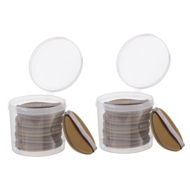 WOONEKY 12 Pack Face Makeup Sponges Wet Dry Use Non-latex Straps for Foundation Blush Compact and Loose Powder Easy to Clean