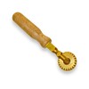Professional Pasta cutter wheel, in brass and natural wood