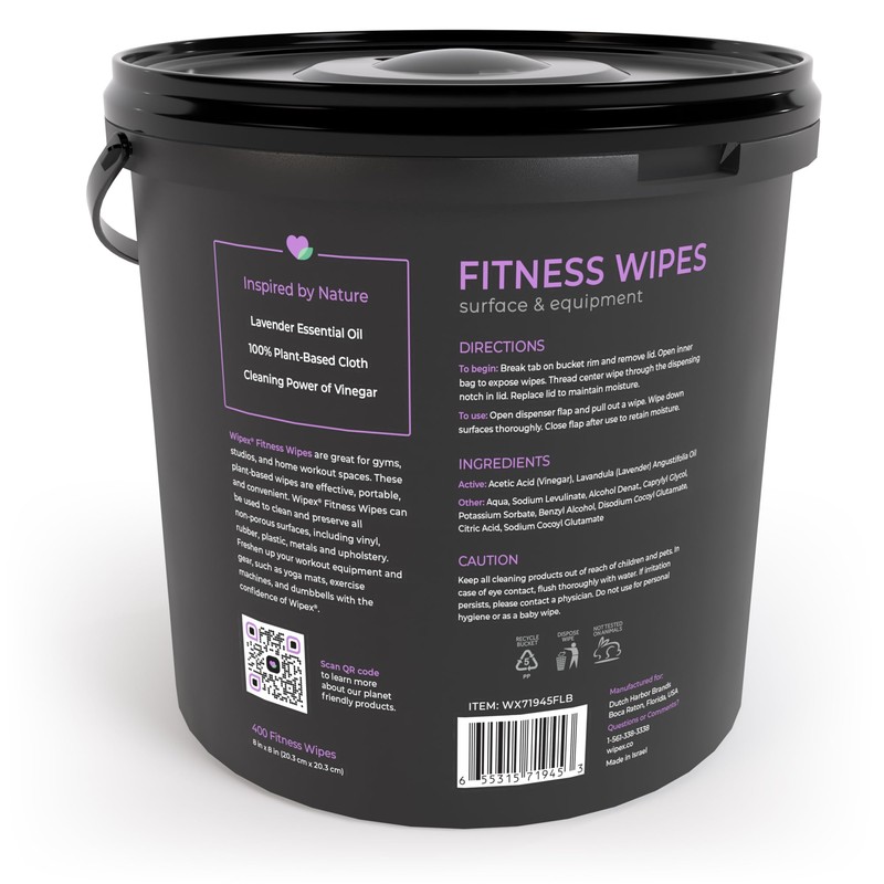 Wipex Gym Wipes for Equipment Bundle - Get 2 Buckets