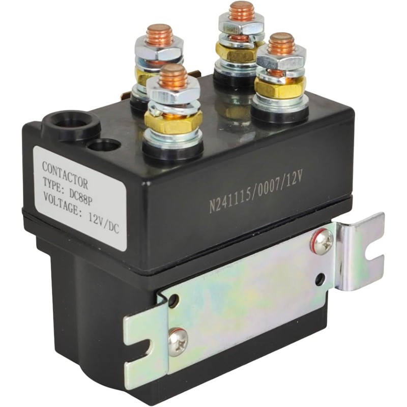 XYZIL 12V 500A Winch Solenoid Relay Contactor for 8000lbs-15000lbs 4WD