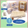 3 Rice Starch Soaps 1 Bag Natural Fibre Exfoliating Scrub