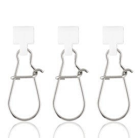 Dr.Fish Diapositivas de Plomo, Paquete de 100, Deslizadores Giratorios A Presión Duo Lock, Deslizadores de Línea de Pesca, Conectores de Peso de Plomo, Plataformas de Pesca de Surf en Agua Salada, Pla