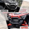 SAUTVS Front Mesh Grill with LED Light Bar for RZR