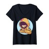 Womens Cartoon Character In design Cute Design For Kids V-Neck