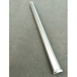 OD 64mm 2.5" Straight Aluminum Pipe, Intake Pipe,Turbo Intercooler Hose Piping Tube,Universal (2.5"(64mm), L=600mm)