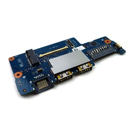 USB Card Reader WLAN Power Button NIC I/O Board 10JVT 010JVT CN-010JVT Compatible Replacement Spare Part for Dell Vostro 14 5471 V5471 Series