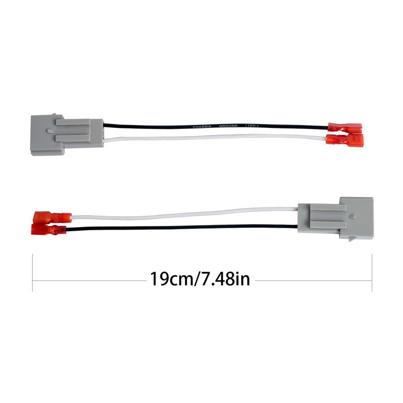 HSTECH 2 Pairs (4 Pack) 72-5512 Speaker Wire Adapters for