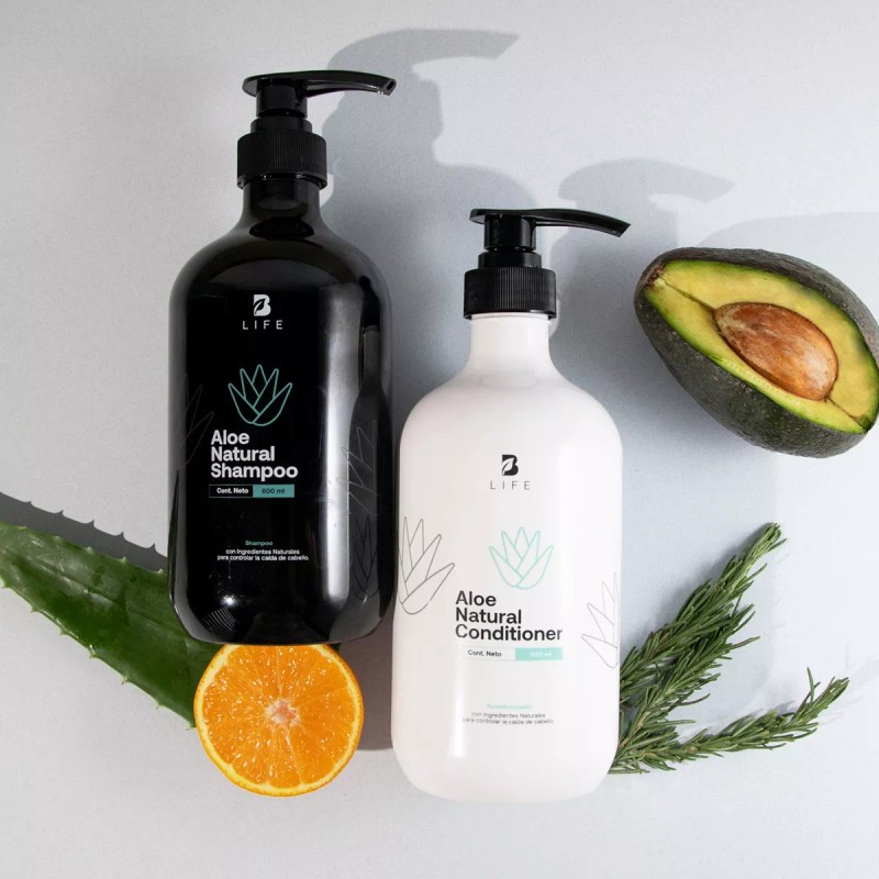 B Life Kit Shampoo Y Acondicionador 800ml Ingre Naturales B