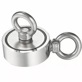 Double/Single Side Fishing Magnet, 400LBS ~ 1100LBS Heavy Duty Neodymium Set - Package: 1100lbs Magnet Only