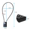 SISAV 3 Digit Cable Combination Lock 16 inches Cable for