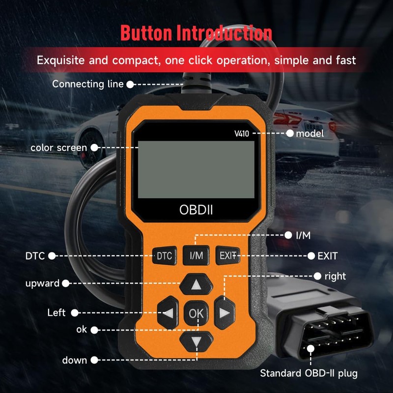 OBD2 Scanner V410 Car Diagnostic Tool – Auto Code Reader