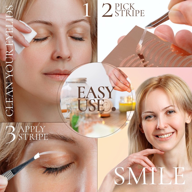 Slip-on Eyelid Stripes Invisible Eyelid Tapes, Eyelid Stripes, Eyelid Tape,