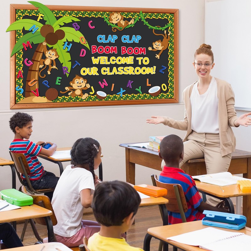 Blosssound Bulletin Board Set Boom Alphabet Letter Classroom Decorations Classroom