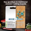 Titanium Cutting Board,304 Stainless Steel Double-Sided Food Grade Cutting Board