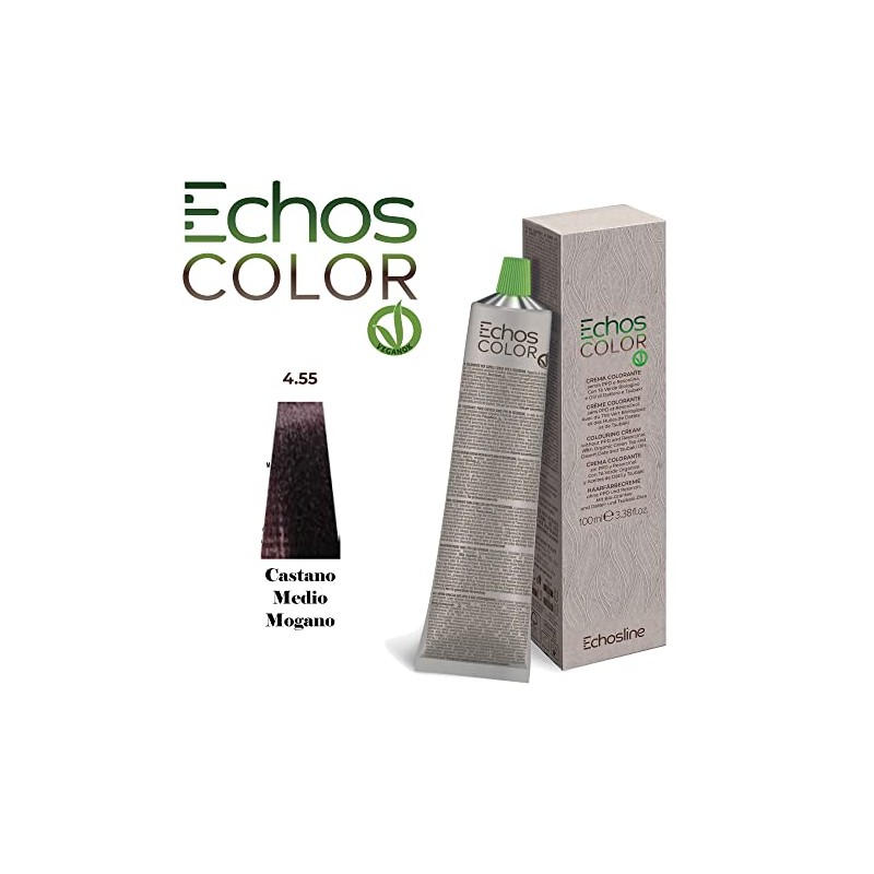 New Echos Colour 4.55 Mahogany Chestnut Colour Cream without PPD