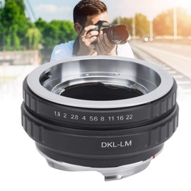 NEWYI DKL-LM Lens Adapter Ring, Lens Mount Adapter Ring for Voigtlander Schneider DKL Mount Lens to Fit for Leica LM Mount Camera Body, Lens Adapter with Aperture Control Ring