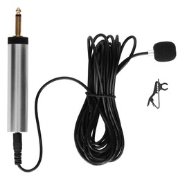 Professional Condenser Microphone Lavalier Lapel Mic Clipon Instrument Microphone for Guitar Sax Trumpet Violin Piano